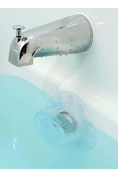 Arabest Bottomless Bath Overflow Drain Cover Adds Inches of Water to Tub for Warmer (Clear, 4" Diameter)