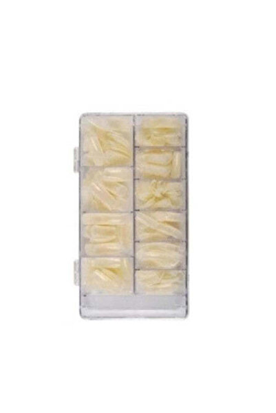 Cosmeticos Set profesional cu 500 de vârfuri colorate pentru manichiură unghii false