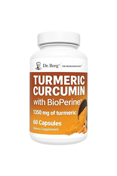 Dr. Berg Nutritionals Dr. Berg Turmeric Curcumin Dietary Supplement Capsules 60 Count