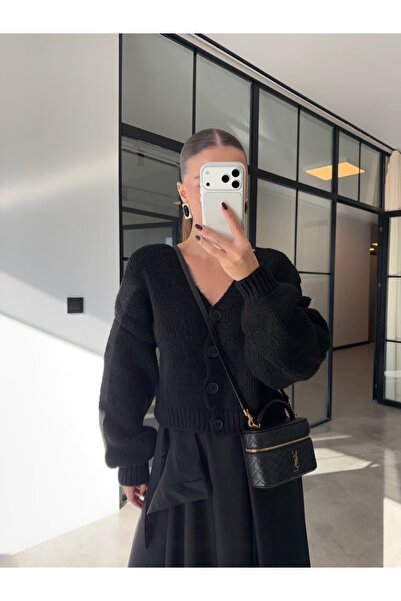 BB Bensu Buyruk CARDIGAN TRICOT OVERSIZE CU NASTILE