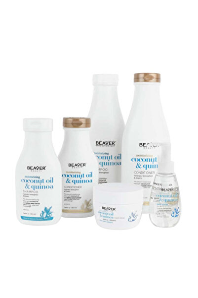 Beaver moisturizing shampoo with coconut oil and quinoa 60 ml