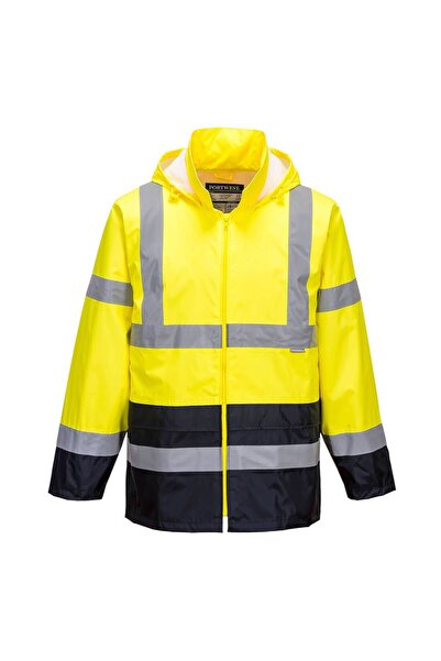 PORTWEST Jachetă de ploaie contrastantă HiVis-H443 S Galben