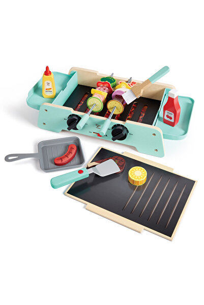 Hape Wooden Sizzling Griddle & Grill BBQ Set 24pcs