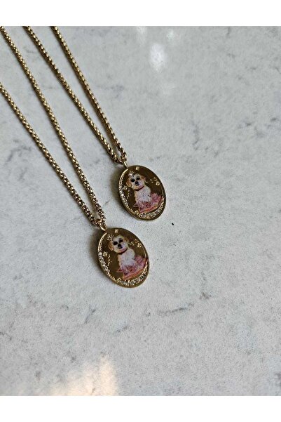 Bubbleatelier Fancy Dog Gold Necklace 316.L (the Price Is for One Piece.)