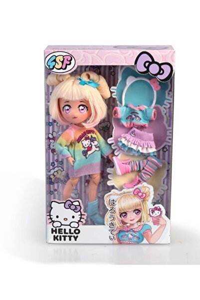 Hello Kitty Papusa Manga Fashion Unicorns, cu accesorii, Multicolor
