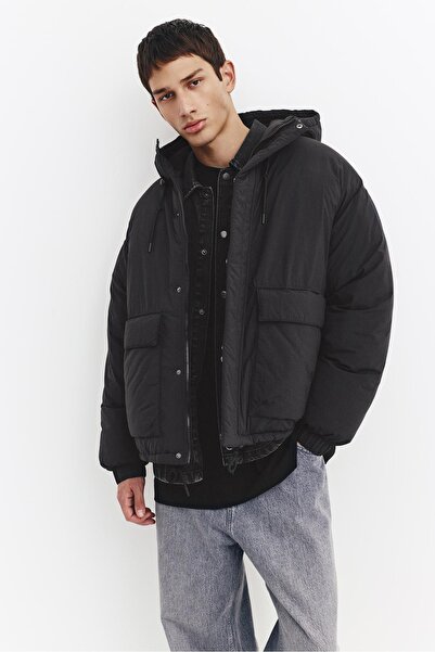 Pull & Bear Cropped puffer jacket