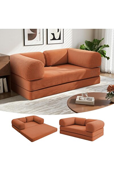 puffiber Yataklı,Katlanabilir Kanepe,Oturma Odası,Sırt Yastıklı ve Kolçaklı K...