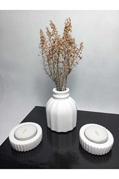 emilysamy Thin Line Vase - Modern & Minimal Decorative Object, Living Room an...