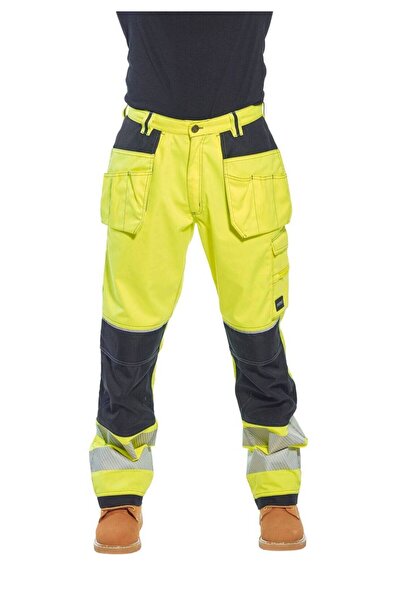 PORTWEST Pantaloni Vision Hi-Vis S Galbeni