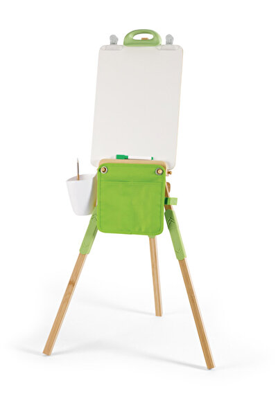 Hape حامل رسم من الخيزران محمول وصديق للبيئة، 14 قطعة، للفنون والحرف اليدوية