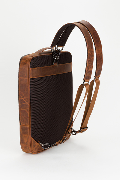 Fossil 100% Genuine Leather 15.6 Inch Laptop & Briefcase Backpack