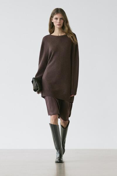 Massimo Dutti %100 kaşmir kazak elbise