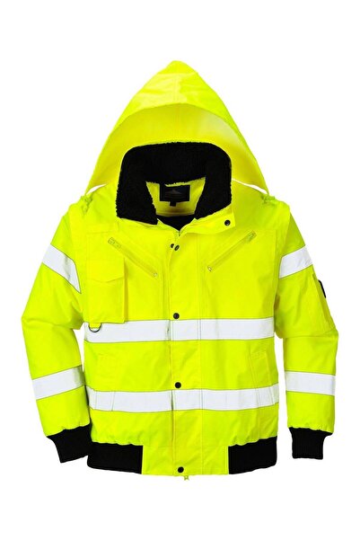 PORTWEST Jachetă Bomber 3 în 1 Hi-Vis - C467 XL Galbenă