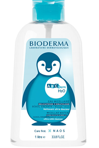 Bioderma ABCDerm micellar solution with reverse pump, 1 L