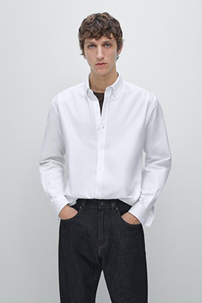 Massimo Dutti %100 pamuklu Oxford gömlek