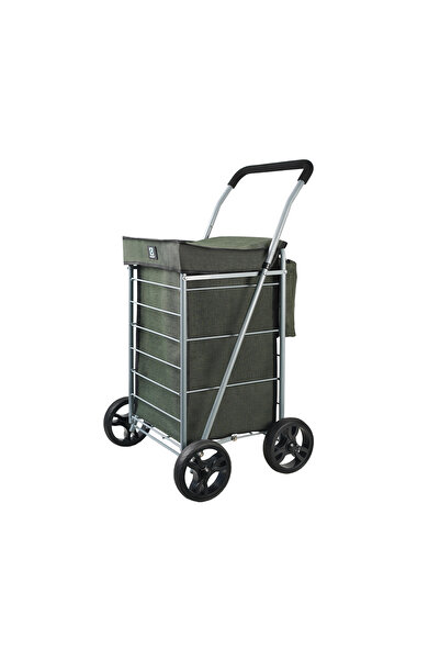 Madisson Cărucior de cumpărături pliabil SW42035, 65L, 4 roți, buzunar izolat...