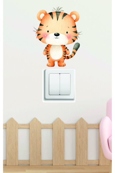 mibales Baby Tiger Figured Wall Sticker