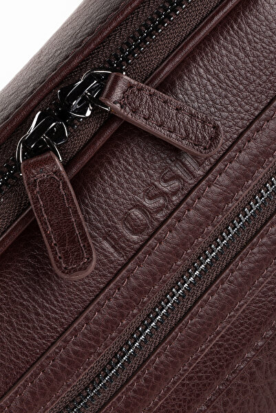 Fossil 100% Genuine Leather 15.6 Inch Laptop & Briefcase Backpack