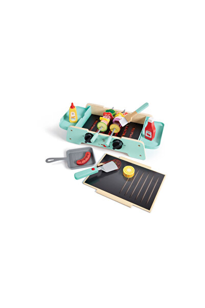 Hape Wooden Sizzling Griddle & Grill BBQ Set 24pcs