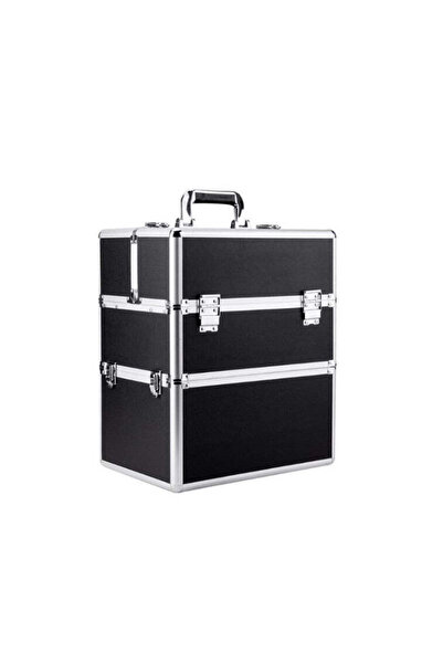 Cosmeticos Manicure - cosmetics bag - XXL black-silver