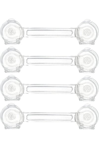 KASTWAVE أقفال خزانة الأطفال اللاصقة بتصميم حزام، مكونة من 4 قطع - بدون حفر، ...