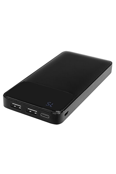 S-LINK P106 10000mAh PRM Type-C Input/Output 10W Siyah LCD Taşınabilir Pil Şa...