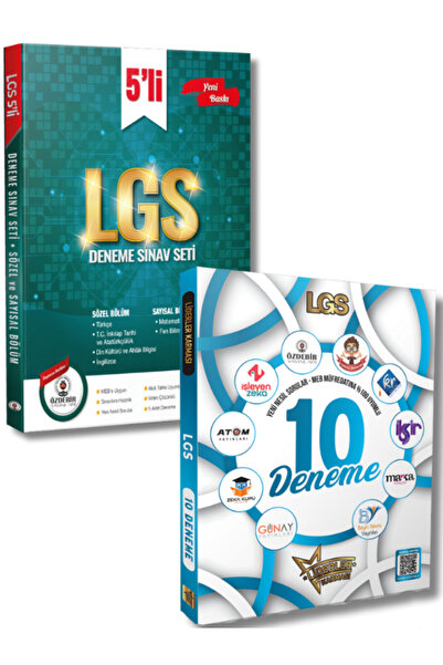 ÖZDEBİR YAYINEVİ Liderler Karması ve Özdebir Yayınlarından 8.Sınıf LGS 15'li ...