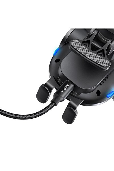 Mcdodo Suport Auto Magnetic ZN Series Dual Coil cu încarcare wireless, 15W, Negru