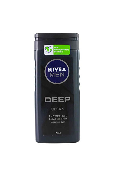 NIVEA جل استحمام 3 في 1 للتنظيف العميق للجسم والوجه والشعر مع الطين الدقيق - ...