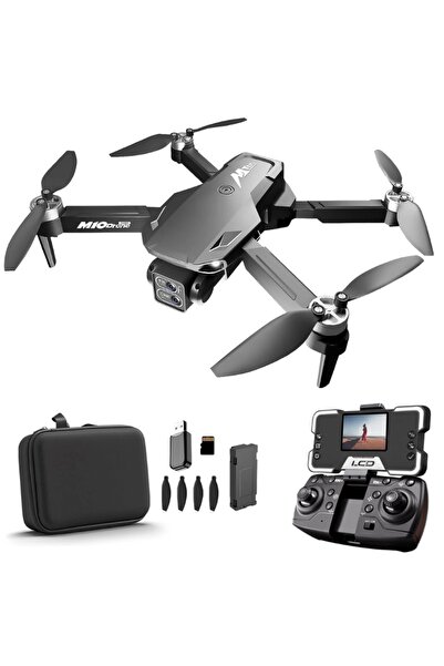 iUni Dronă M10, 2 camere, ecran LCD de 2,4", Wi-Fi FPV, card microSD de 8 GB,...