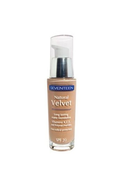 SEVENTEEN Velvet Longlasting Matte Foundation No 80 - Tan, 30 ml