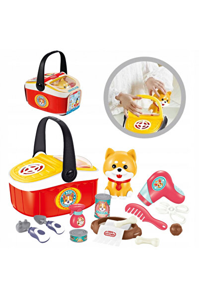 Matadi Set cos transport Catelus cu 15 accesorii Pet Basket