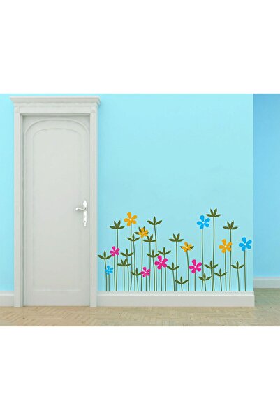 4Decor Autocolant decorativ – Flori de pajiște 90x90cm