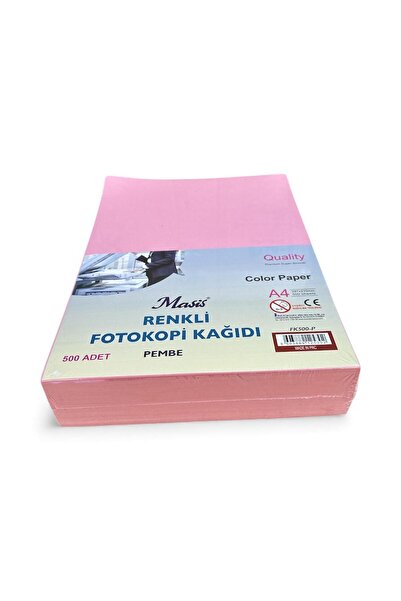 Masis A4 Renkli Fotokopi Kağıdı 500 lü Pembe