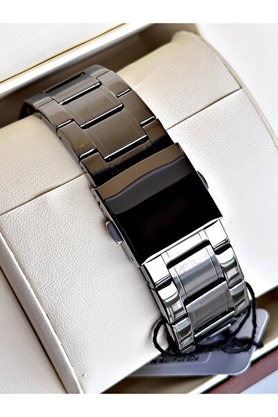 Ferrucci Functional Smoked Color Steel Cord Men's Wristwatch