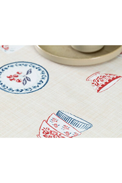 Madame Coco Mavel Pvc Tablecloth - Beige -100 X 140 cm