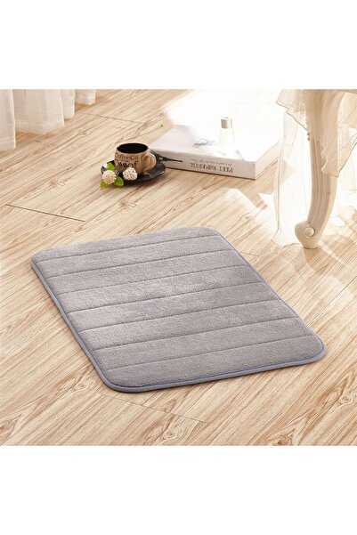 JZS Bath Mat Memory Foam 40x60cm Grey