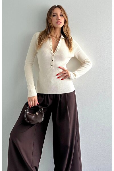 fujya Pulover Renata Triko cu închidere cu capse