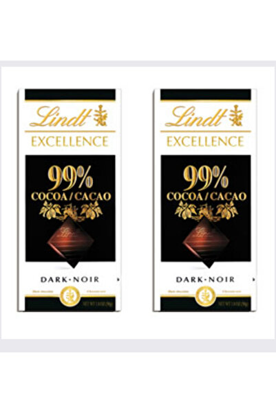 Lindt LİNDOR Excellence 50 G %99 KAKAO Çikolata 2 PAKET