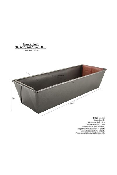 KASEMI Loaf pan 30.5x11.5x6.8 cm Teflon