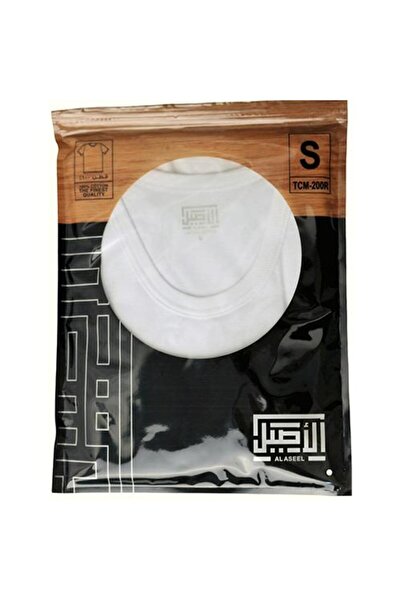 Meven Set Beauty قميص داخلي رجالي من الأصيل بأكمام قصيرة ورقبة دائرية - S