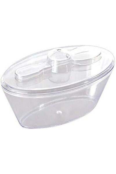 DESCLEAN Plastic Dessert Plates (8 pieces in a box) with Spoon