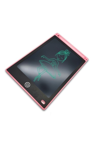 FARA 10 inch diagonal graphic drawing tablet for children, with eraser button and pencil - Pink