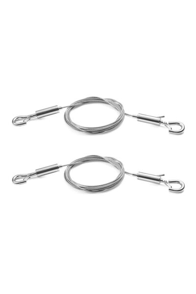 JZS Picture Hanging Wire 2PCS 2m Stainless Steel Rope Hold 20kg