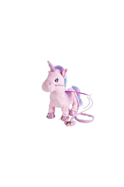 OEM Plush toy, Walking Unicorn, sings and walks, pink