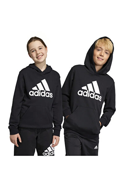 adidas U Bl Hoodie Kids Black Casual Style Sweatshirt Hr6380