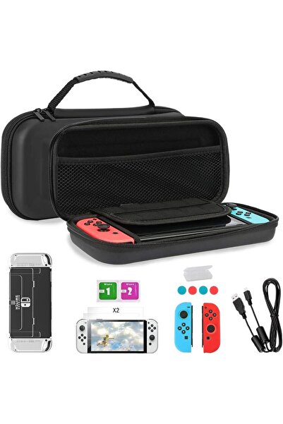 ZONEY Switch Carrying Case for Nintendo Switch OLED - Hard Shell Travel Pouch