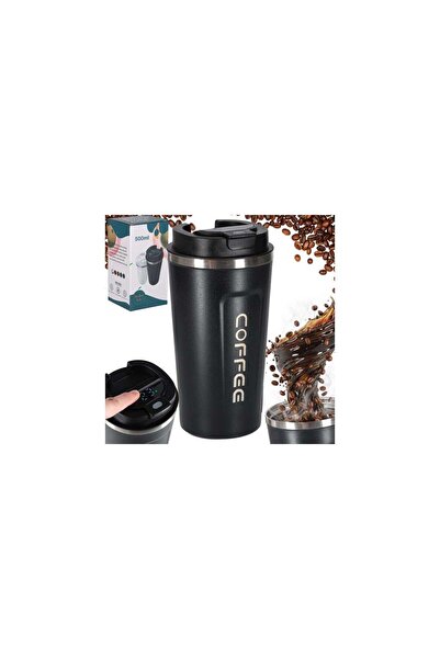 Three top online Smart thermal mug with LED display - 500ml Black