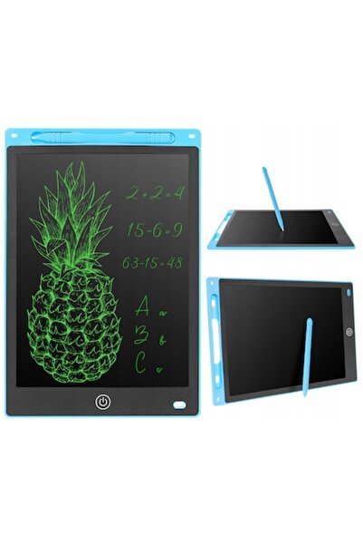 Est Tabletă grafică STYLUS XL de 10 inci pentru scris și desen, stylus inclus, albastră