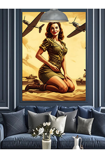 KanvasSepeti Avioane de luptă și pictură în ulei de înaltă calitate texturat ...